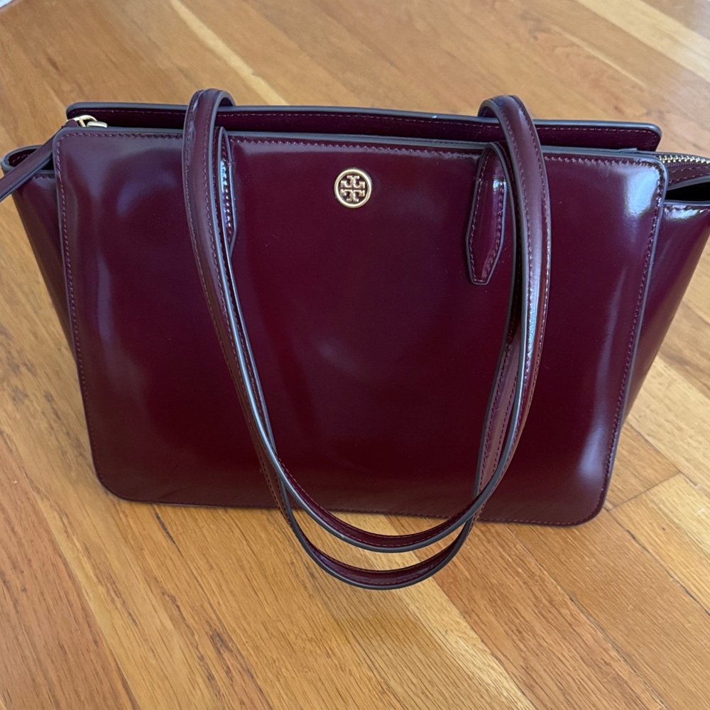 Tory Burch Deep Burgundy Shoulder Bag